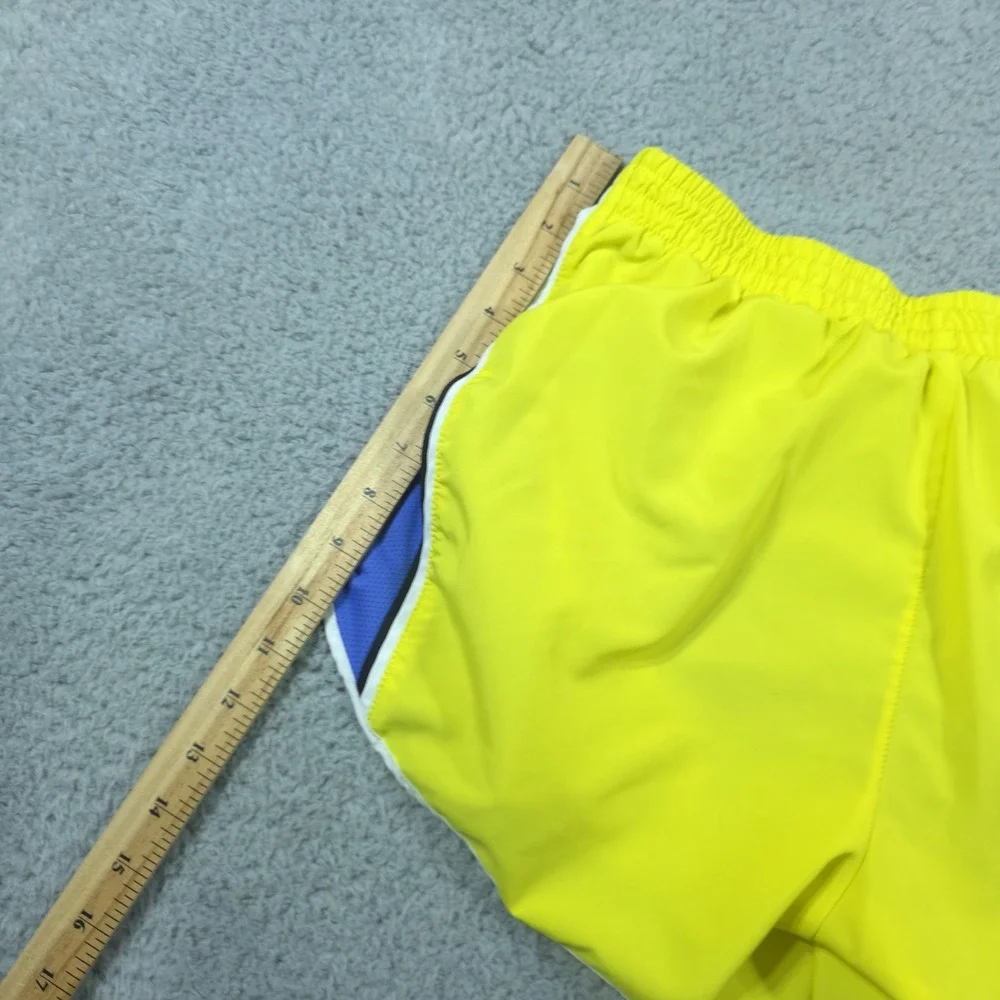 Nike Dri-Fit Lined Running Shorts‎ | Size M (8-10) Yellow Blue